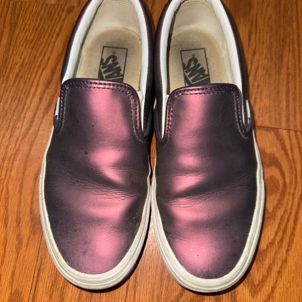 Vans Women’s Slip-On Sneakers - Metallic Pink